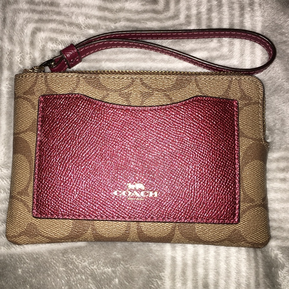 Mini COACH wristlet